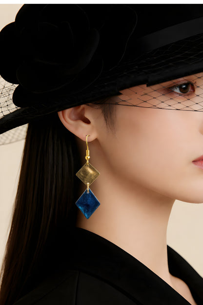 Loïs : Boucles d’oreilles en résine Fait main - Handmade Epoxy Earrings